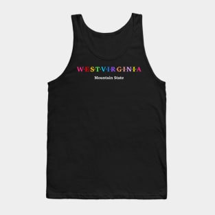 West Virginia, USA. Mountain State. Tank Top